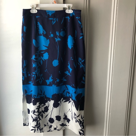 Ted Baker NWT Selaah Bluebell Side Slit Midi Skirt - Ted Baker Size 1 (US 2) - Picture 4 of 13